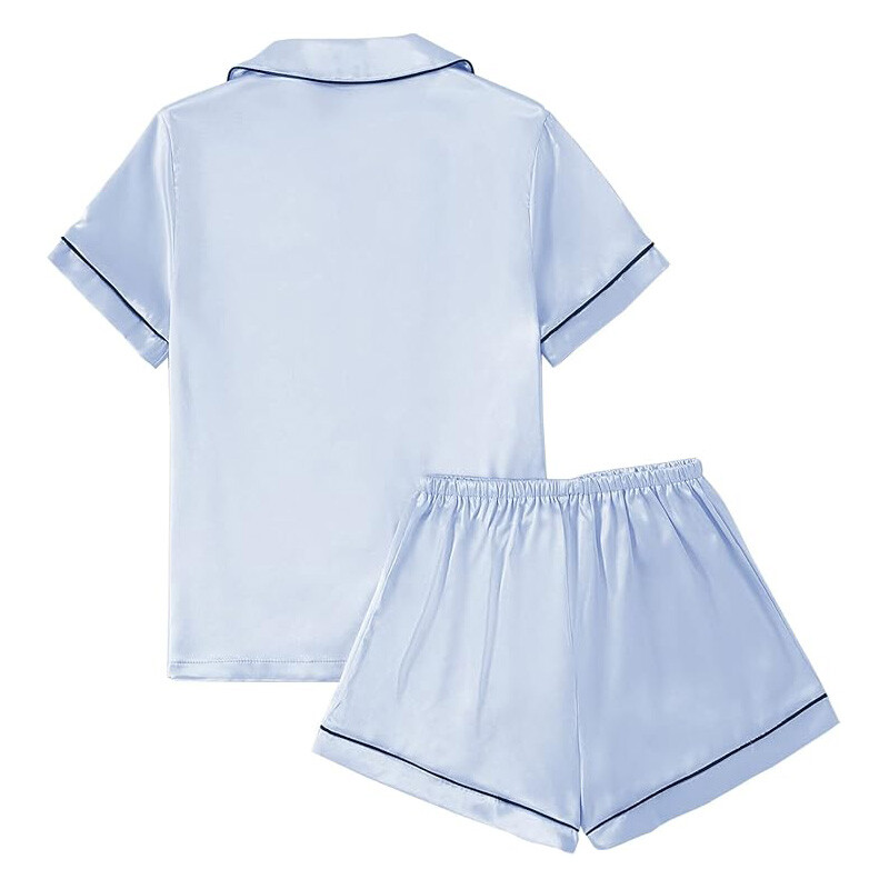 Short Silk Pajamas