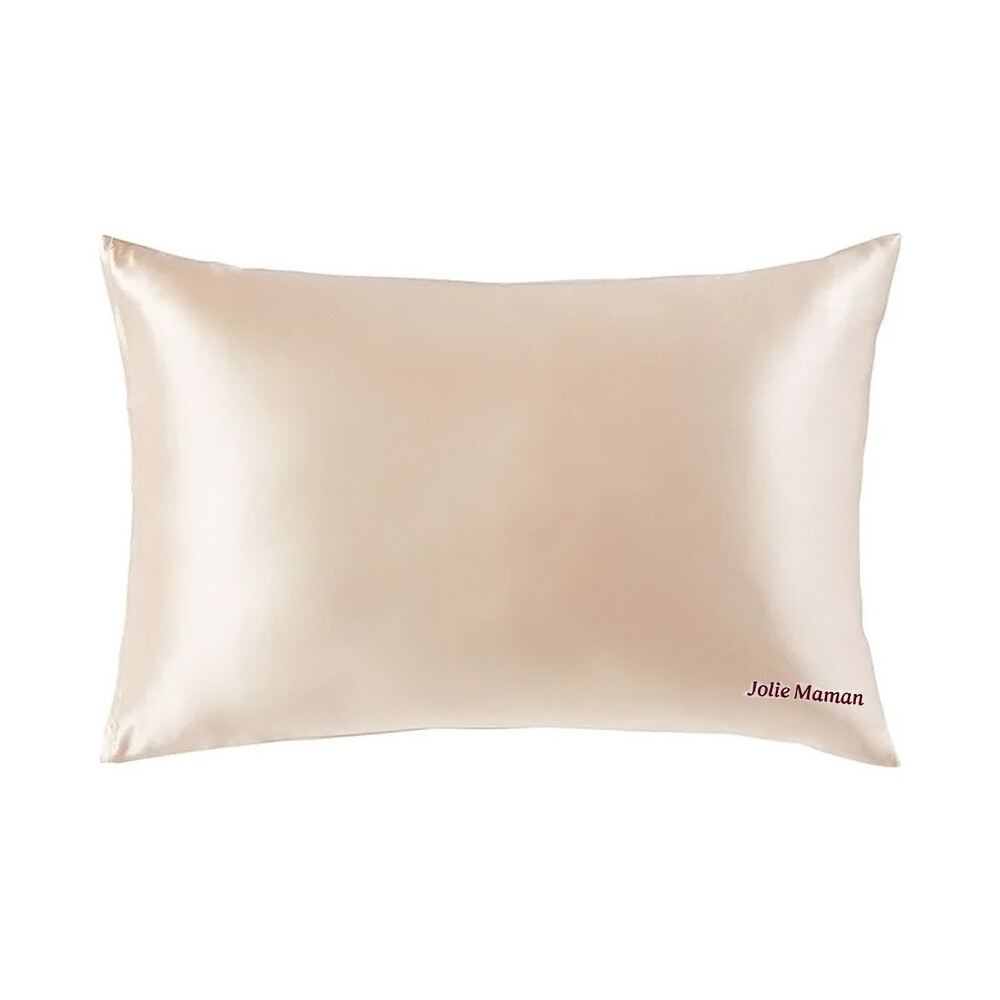 Plain Embroidered Silk Pillowcase Plain Embroidered Silk Pillowcase