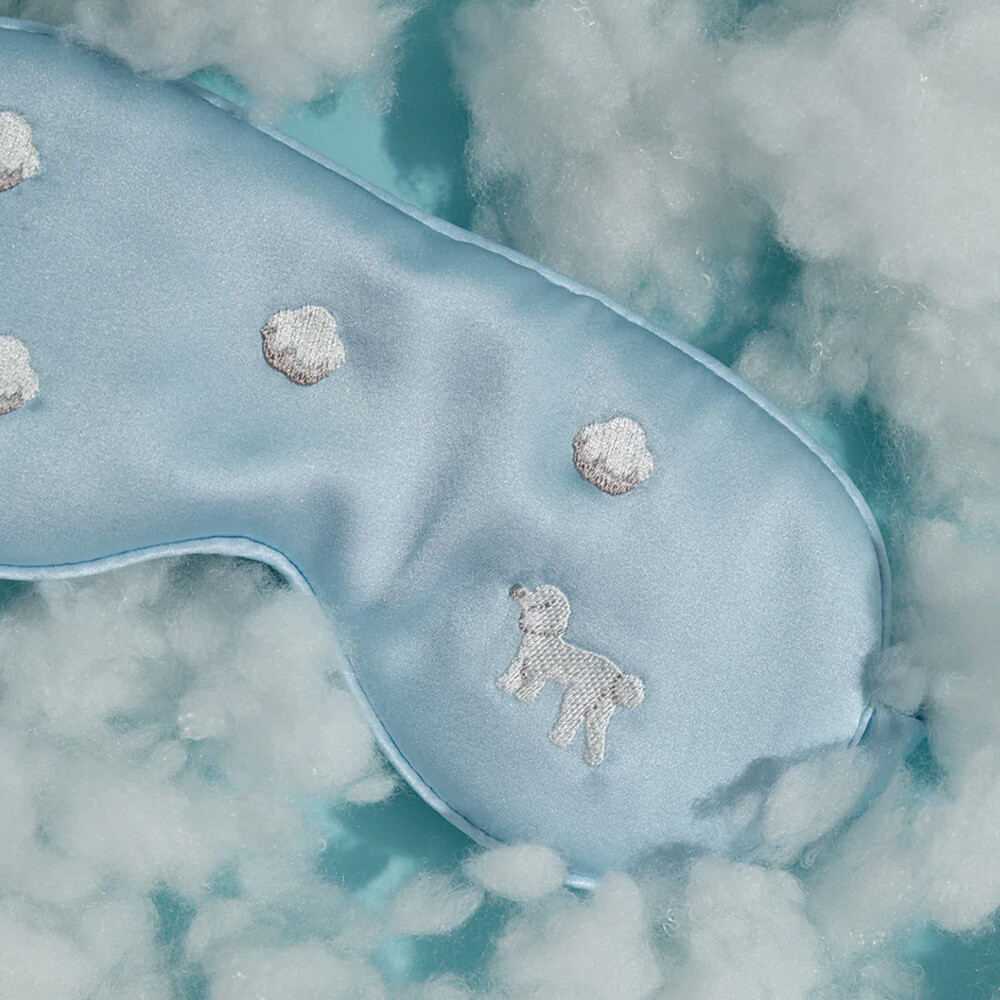 Embroidered Eye Mask